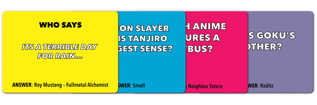 Anime Trivia Base Game + Expansion Bundle