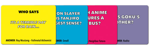 Anime Trivia Base Game + Expansion Bundle